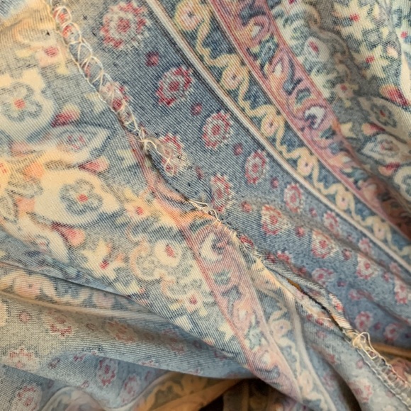 Forever 21 vertical stripe stretchy pull on flare leggings - Picture 8 of 9